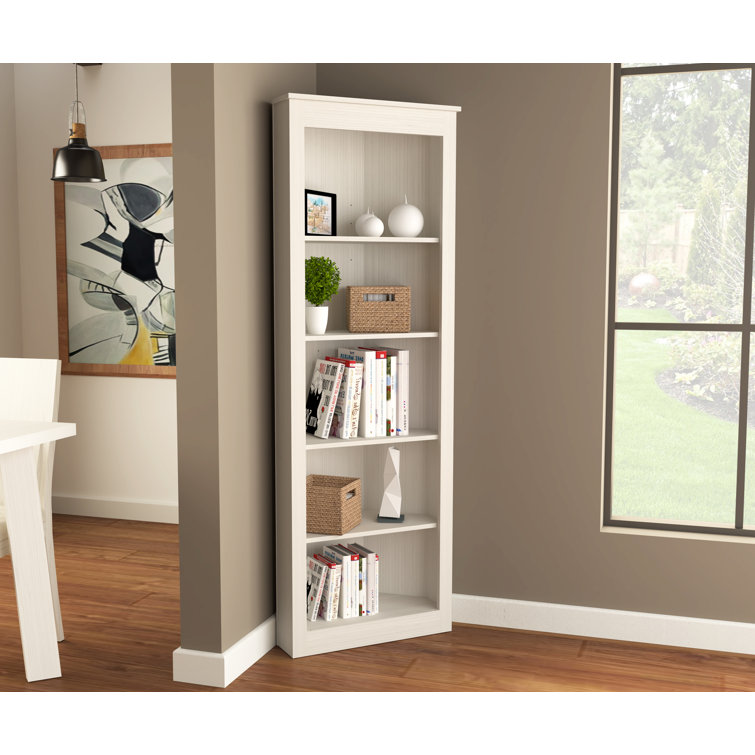 Latitude Run® Brooxie 70.87'' H x 24.4'' W Corner Bookcase & Reviews